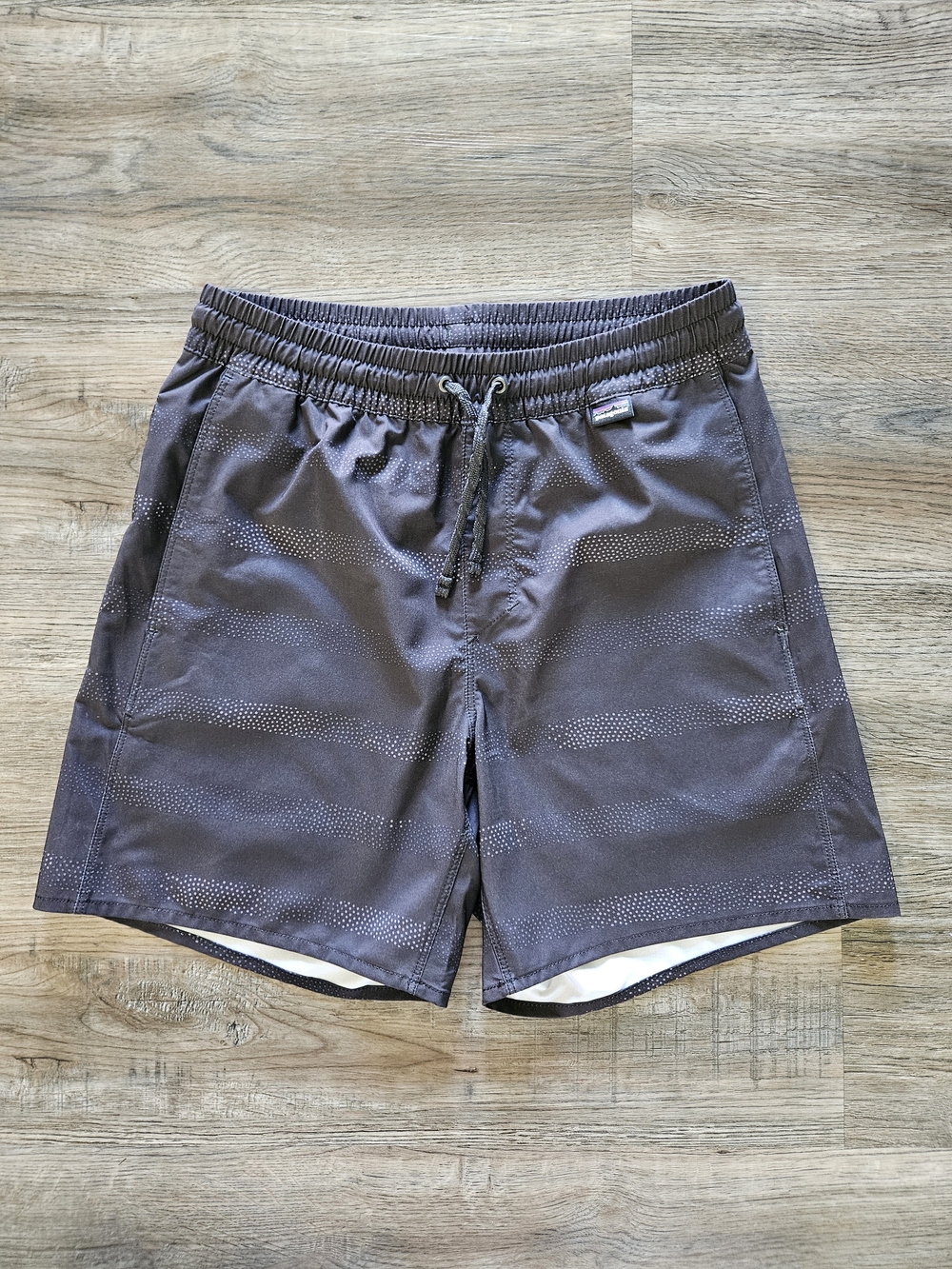Patagonia Men's Charcoal Hydropeak Volley Shorts